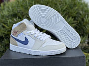 Air Jordan 1 Mid Tan Suede Navy DO6726-100 - 5