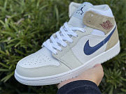 Air Jordan 1 Mid Tan Suede Navy DO6726-100 - 3