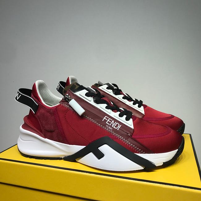 Fendi Flow low-top sneakers Red White - ONLYIFY.RU