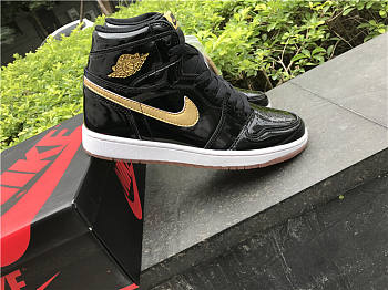 Jordan 1 Retro High Black Metallic Gold (2020) 555088-032