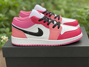 Air Jordan 1 Low Pink Red (GS) - 553560-162