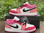 Air Jordan 1 Low Pink Red (GS) - 553560-162 - 3