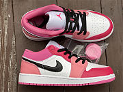 Air Jordan 1 Low Pink Red (GS) - 553560-162 - 2