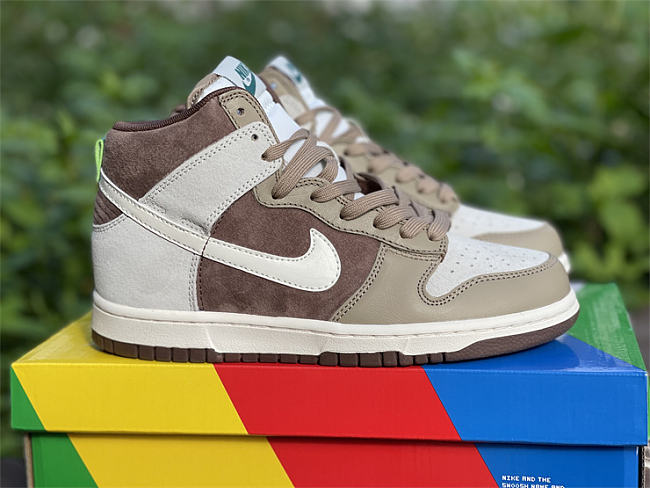 Nike Dunk High Light Chocolate - DH5348-100 - 1