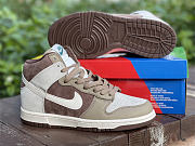 Nike Dunk High Light Chocolate - DH5348-100 - 3