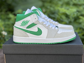 Air Jordan 1 Mid Grey Green - DC7294-103