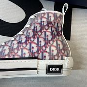 Dior B23 High Top Red Blue Oblique 3SH118YTG_H563 - 3