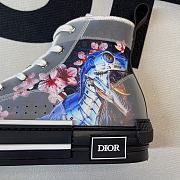 Dior B23 High Canvas Sorayama Dinosaur Navy 3SH118YQC_H563 - 6
