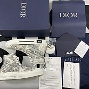 Dior B23 High Top Daniel Arsham Newspaper 3SH118YUO_H069 - 4