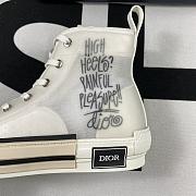 Dior B23 High Top White   - 4