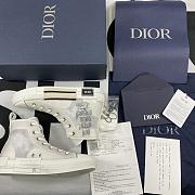 Dior B23 High Top White   - 3