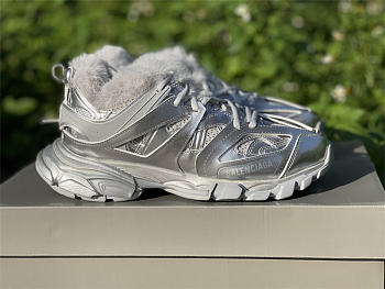 Balenciaga Track Silver Furry 