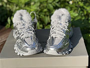 Balenciaga Track Silver Furry  - 4