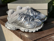 Balenciaga Track Silver Furry  - 5