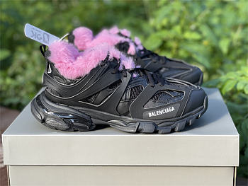 Balenciaga Track Black Pink Furry