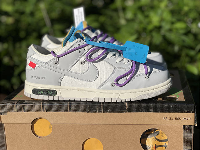 Nike Dunk Low Off-White Lot 47 DM1602-125 - 1