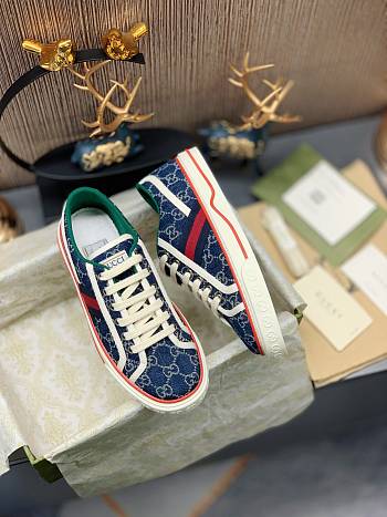 Gucci Tennis 1977 Blue Jeans 606111 HVK20 9766