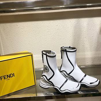 Fendi x Joshua Vides Leather High Tops White (W) 8E8032AC7PF1BOD