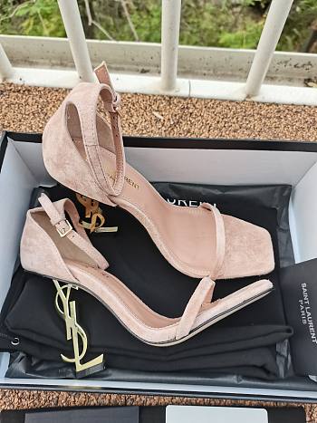 Saint Laurent Opyum Beige Pink 110mm sandals 5576620NPVV