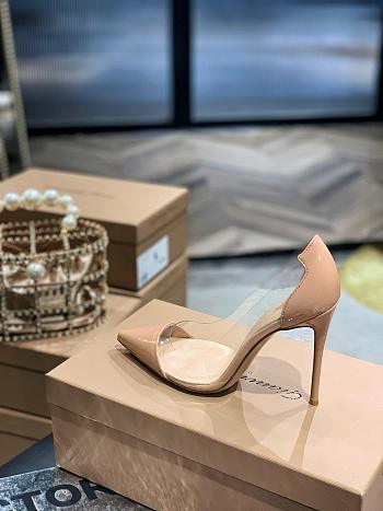 Gianvito Rossi Plexi 85mm leather pumps G2093885RIC