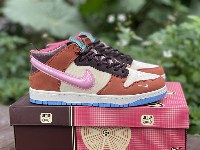 Social Status x SB Dunk Mid “Chocolate Milk” DJ1173-700 - 1
