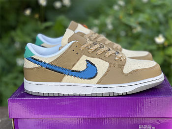 size? x Nike Dunk Low DO6712-200 ( Dark Driftwood/Photo Blue-Rattan )