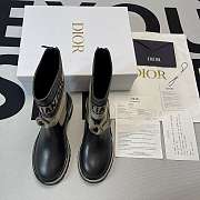 D-MAJOR ANKLE BOOT Taupe and Black Technical Fabric and Black Calfskin KCI676SCN_S46X - 5