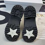 D-MAJOR ANKLE BOOT Black and White Technical Fabric and Black Calfskin KCI676SCN_S52X - 2