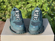 Balenciaga Triple S Clear Sole Full Dark Green 541624W2GA13210  - 5
