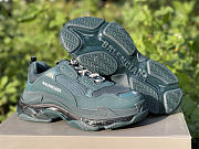 Balenciaga Triple S Clear Sole Full Dark Green 541624W2GA13210  - 3