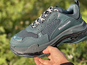 Balenciaga Triple S Clear Sole Full Dark Green 541624W2GA13210  - 4