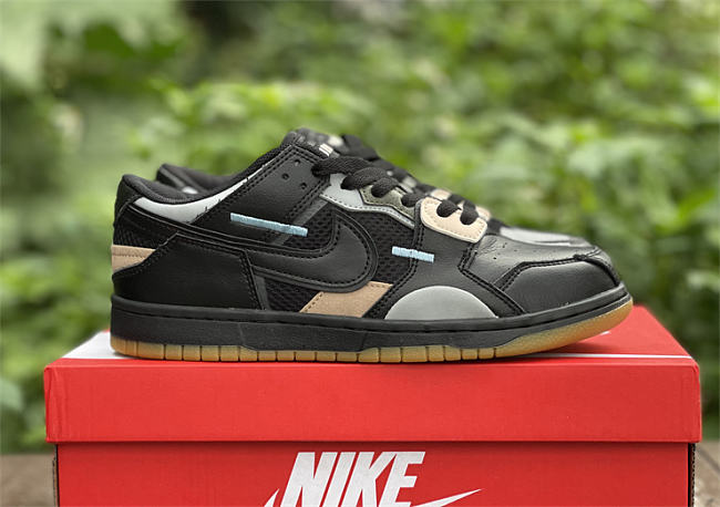 Nike Dunk Low Scrap Black Gum  DB0500-001 - 1