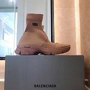 Balenciaga Speed Trainer Mr. Porter Dark Beige  - 2