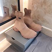 Balenciaga Speed Trainer Mr. Porter Dark Beige  - 3