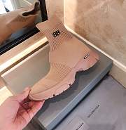 Balenciaga Speed Trainer Mr. Porter Dark Beige  - 4