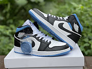 Air Jordan 1 Mid University Black White (W)  BQ6472-102 - 2