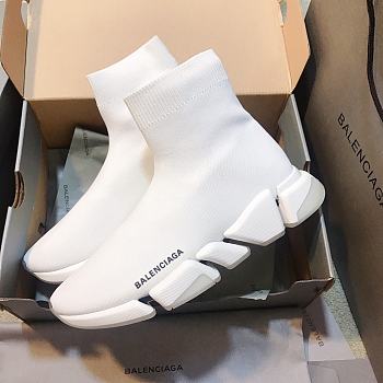 Balenciaga Speed 2.0 White (W)  654045W2DI29091