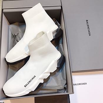 Balenciaga Speed 2.0 White Black (W)  617196W2DB29014