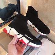 Balenciaga Speed 2.0 Black Red Sole - 1