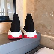 Balenciaga Speed 2.0 Black Red Sole - 2