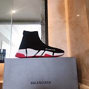 Balenciaga Speed 2.0 Black Red Sole - 3