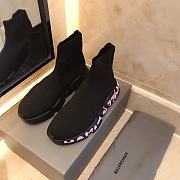 Balenciaga Speed 2.0 Black Purple Sole - 3