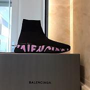 Balenciaga Speed 2.0 Black Purple Sole - 4