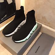 Balenciaga Speed 2.0 Black Green Sole - 3