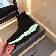 Balenciaga Speed 2.0 Black Green Sole - 5