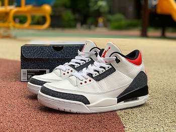 Air Jordan 3 Retro SE Fire Red Denim (2020)  CZ6431-100