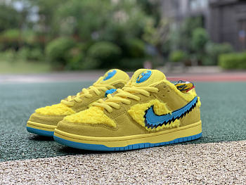 Nike SB Dunk Low Grateful Dead Bears Opti Yellow  CJ5378-700