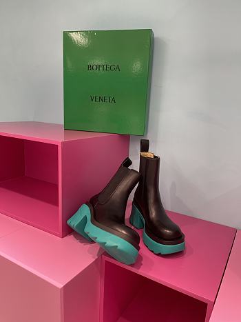 Bottega Veneta Boots BVBT Middle Brown Light Green