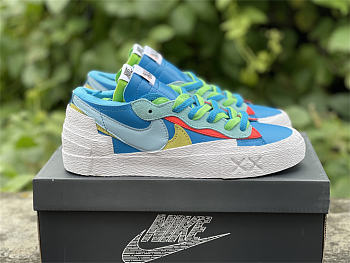 Kaws x sacai x Nike Blazer Low 'Neptune' DM7901 400