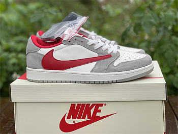 Air Jordan 1 Low SE Light Smoke Grey Gym Red  DC6991-016
